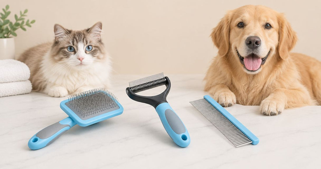 Pet grooming comb types: matching the tool to the animal
