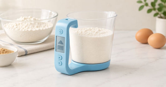 How to weigh baking ingredients with a digital measuring cup