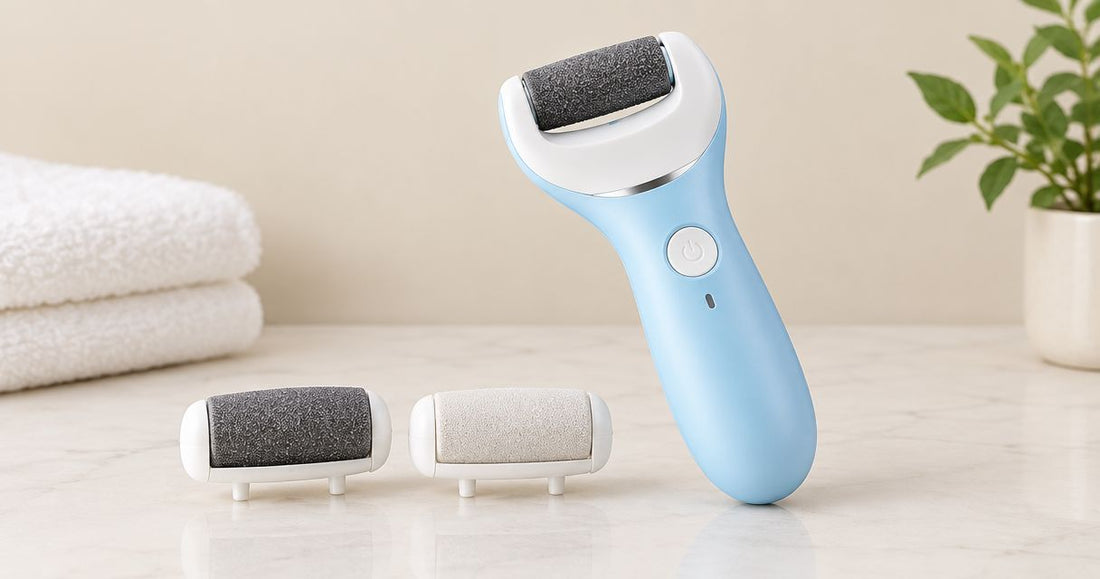 Coarse or fine electric callus remover heads: when to use each
