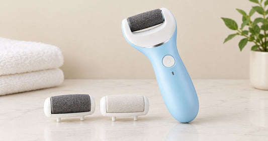 Coarse or fine electric callus remover heads: when to use each