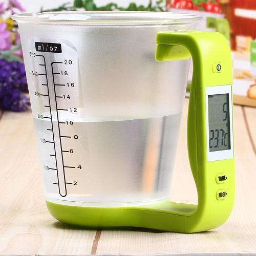 Digital Measuring Cup with LCD Kitchen Scale