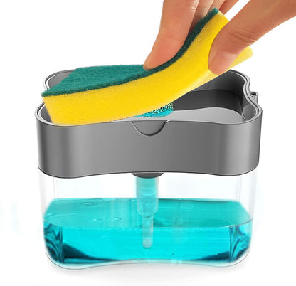 Kitchen Soap Dispenser & Sponge Holder