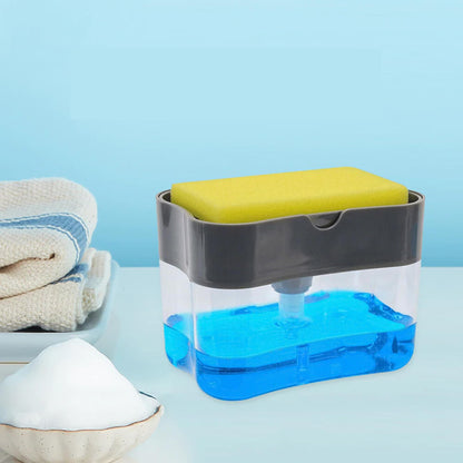 Kitchen Soap Dispenser & Sponge Holder